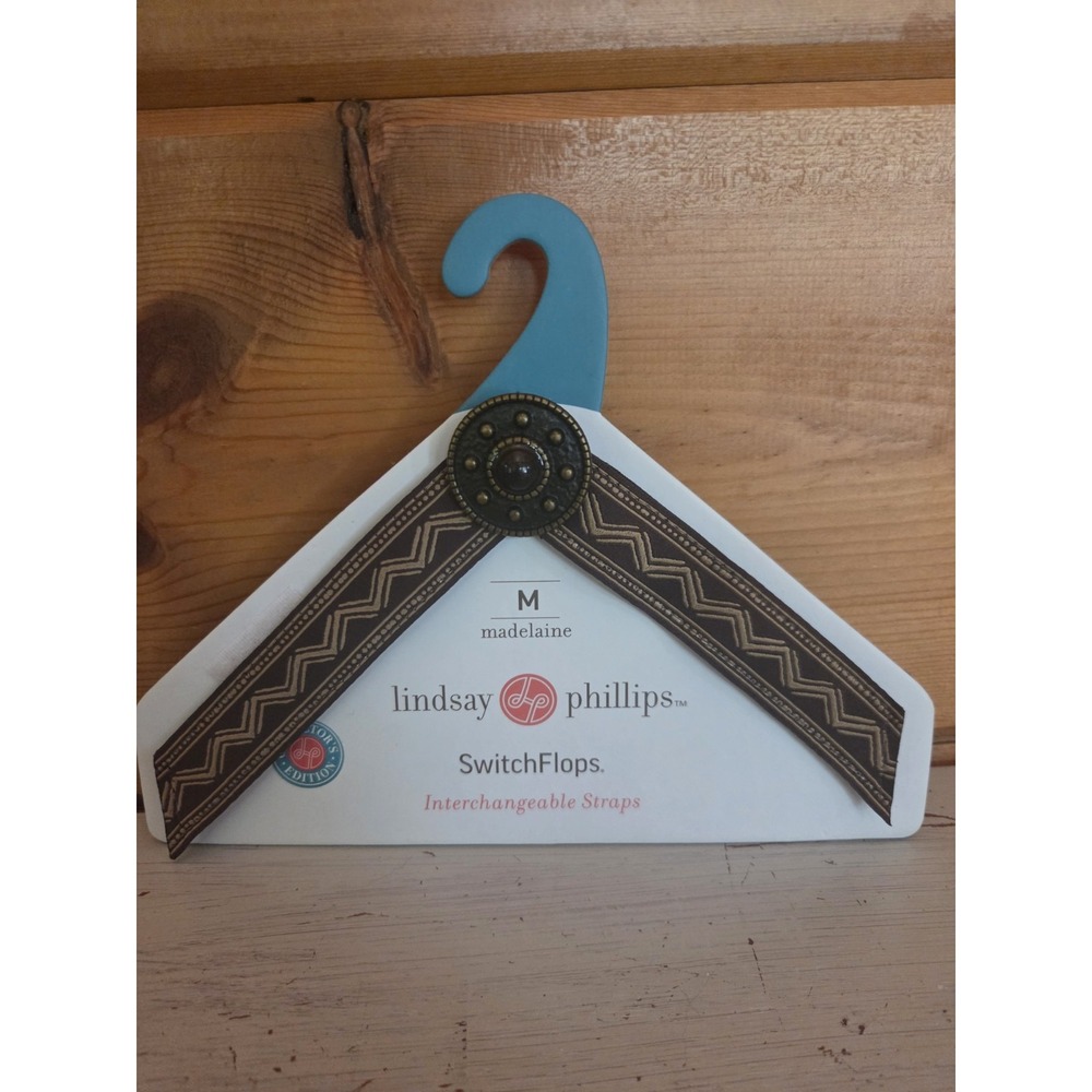 Lindsay Phillips Switchflops Interchangeable Straps Jami Size Medium 7/8 New